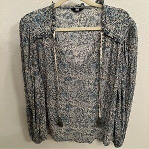 FRYE Floral Print Blouse